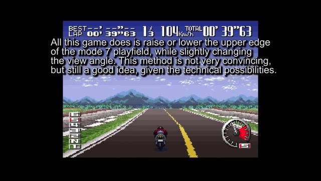 Super Nintendo: Mode 7 games with hills смотреть онлайн