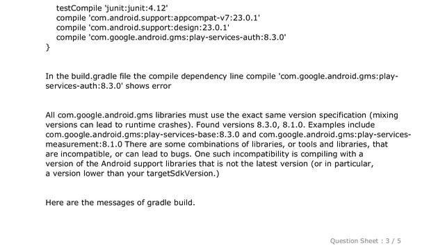 Android : Gradle Error:Execution failed for task ':app:processDebugGoogleServices' смотреть онлайн