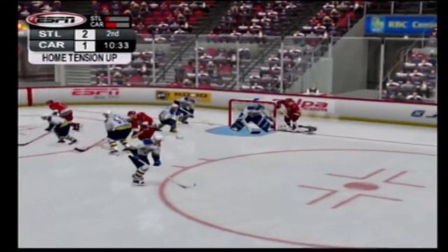 ESPN NHL 2K5: STL@CAR. CPU Vs CPU Simulation. смотреть онлайн