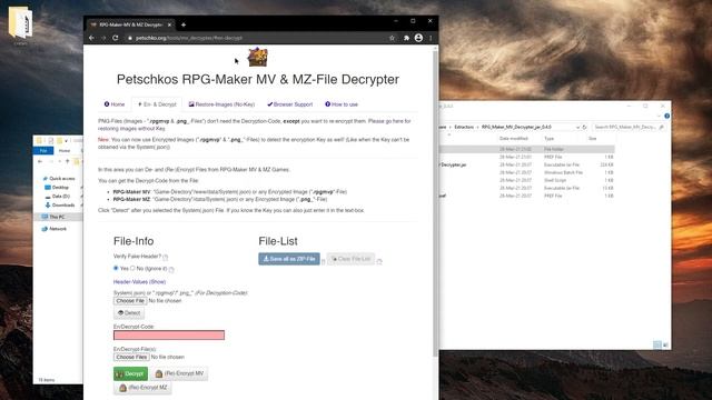How to find the decryption key & extract encrypted RPG Maker MV game art/audio [KEL/PLUTO recovery] смотреть онлайн