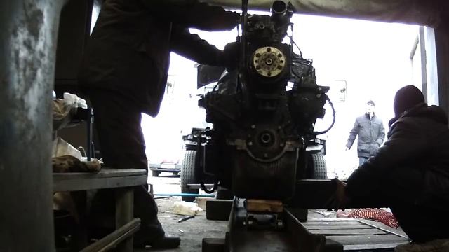 снятие двигателя ВАЛДАЙ смотреть онлайн