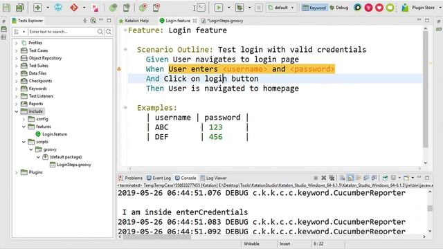 How to create BDD Cucumber tests in Katalon Studio смотреть онлайн