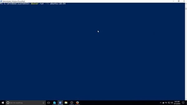 Установка Docker for Windows в Windows 10