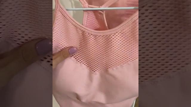 Розовый комплект для фитнеса топ лосины с сеточкой видео 2/3 смотреть онлайн