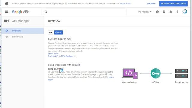 Create Google Search API KEY смотреть онлайн