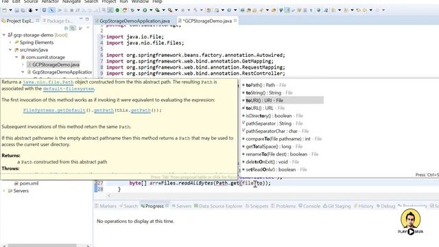 Spring Boot GCS Example | Google Cloud Storage | GCP Storage | GCS With Spring Boot | CRUD Example смотреть онлайн