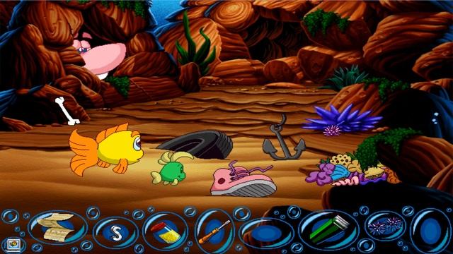 Freddi Fish 4 - The Case of the Hogfish Rustlers of Briny Gulch (1999) | Longplay смотреть онлайн
