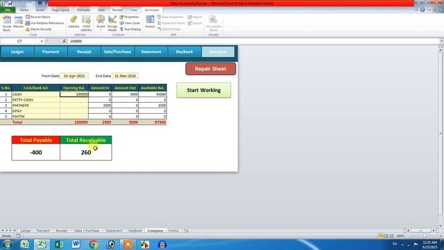 Daily Accounting & Day Book Report Software in Excel 2023 (4.0) DCA смотреть онлайн