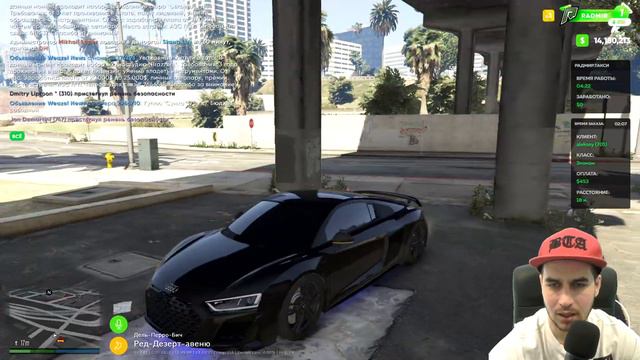 СНОВА ВОРВАЛСЯ В ГТА 5 РАДМИР, НАШЕЛ ДЛЯ СЕБЯ ТОП РАБОТУ, ОТКРЫВАЕМ КОНТЕЙНЕРЫ - GTA 5 RADMIR смотреть онлайн