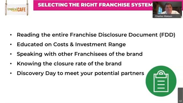 Franchising Entrepreneurship Speaker Series With Charles Watson смотреть онлайн