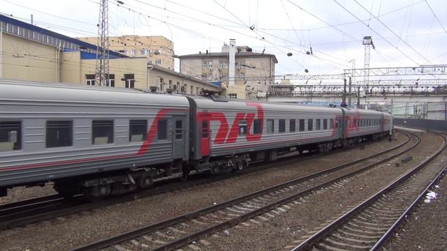 Электровоз ЭП1М-710 с поездом №297 Владикавказ — Москва смотреть онлайн