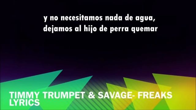Timmy Trumpet & Savage - Freaks traducida al español смотреть онлайн