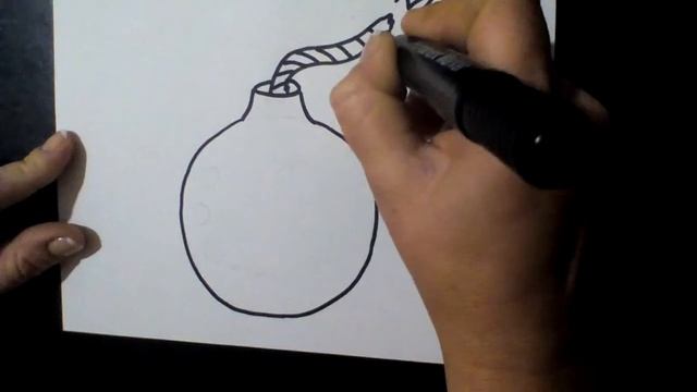 Как нарисовать бомбу - Como dibujar una bomba - How to draw a bomb смотреть онлайн