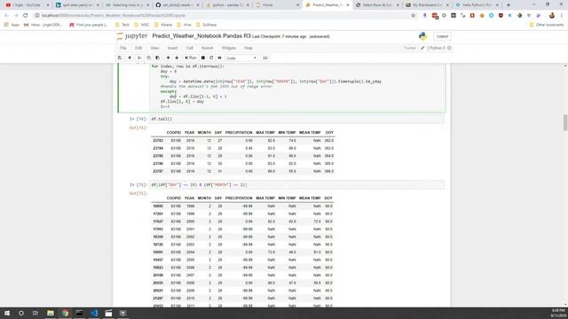 Python Time Series Data: Get the day of the year. смотреть онлайн