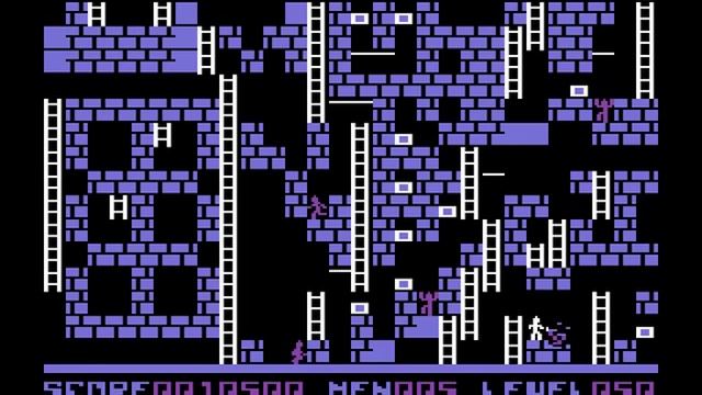commodore 64 - championship lode runner level 050 смотреть онлайн