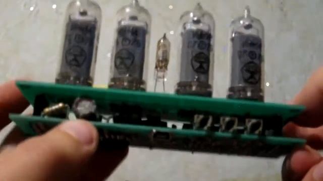Ламповые часы на газоразрядных индикаторах ИН-14 смотреть онлайн