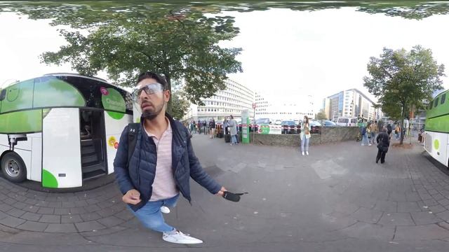 360° Video Charleroi Airport to Bruxelles Midi Rail Station by Shuttle Bus Flibco.com Daniel Nelu 4 смотреть онлайн