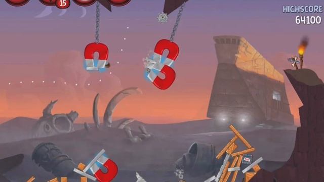 Angry Birds Star Wars 2 Bonus Level P2-S4 Escape To Tatooine 3 star Walkthrough смотреть онлайн