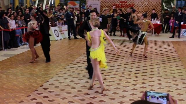 Кубок Астаны по спортивным танцам. Ли Диас-Бержицкая Дарья, Ча-ча-ча смотреть онлайн