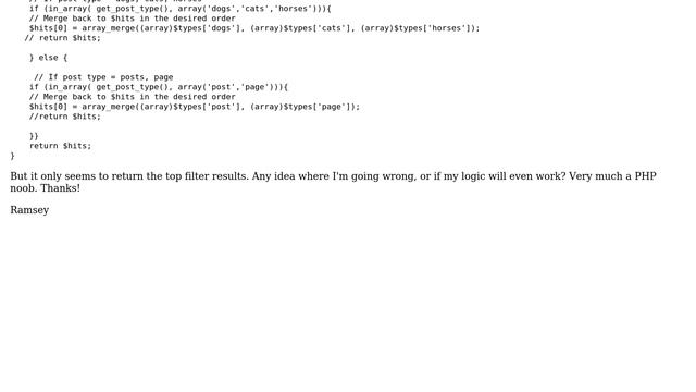 Wordpress: Search filter triggered & sort by custom post type смотреть онлайн