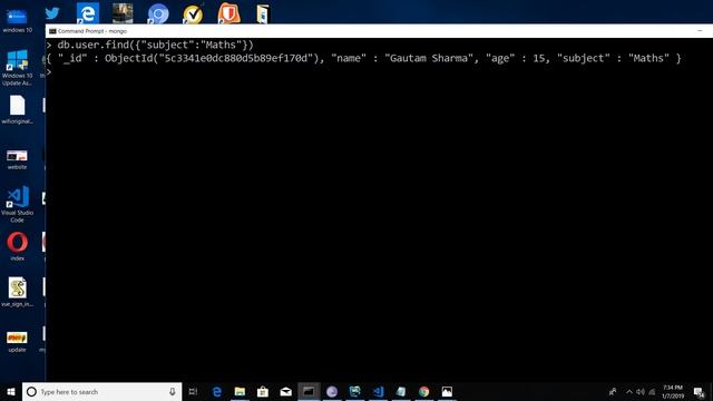 MongoDB Tutorial for Beginners 2019 (Part-8) Querying Data of Collections using the Equality Keywor смотреть онлайн