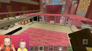 РОЗОВЫЙ ДОМ для девочек в майнкрафт ! МАЙНКРАФТ РОЗОВЫЙ Обзор  Катя ландыш