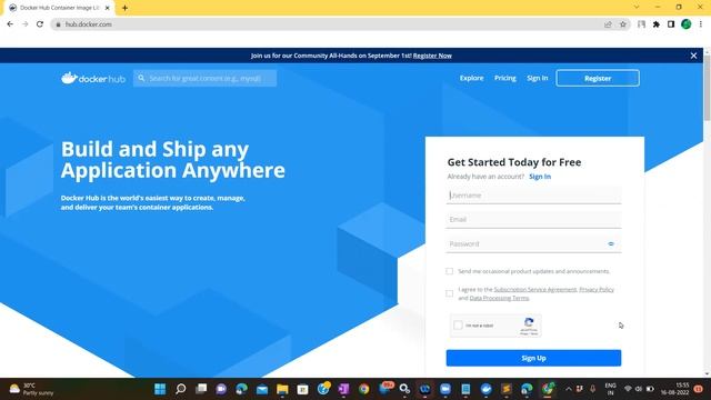 How to create Docker Hub ID ? Sign-in Docker Desktop App : Docker | Today World తెలుగు смотреть онлайн