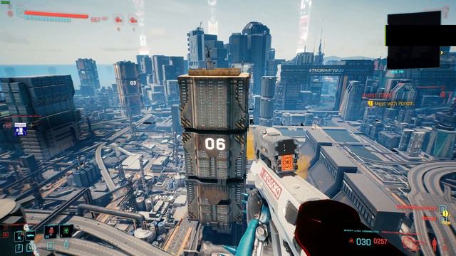 Cyberpunk 2077 Jumping Megabuilding 7 to 6 смотреть онлайн
