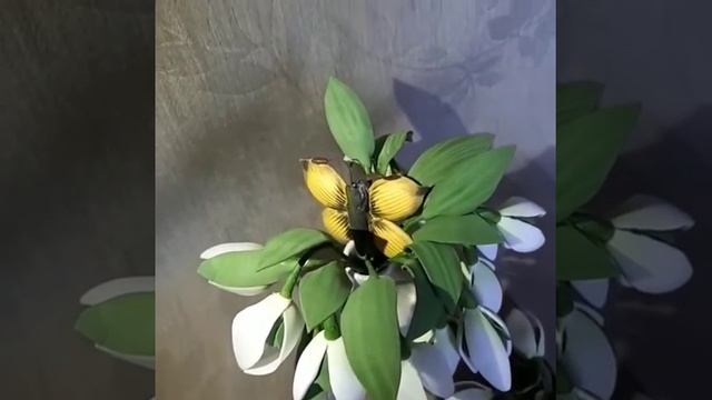 Handmade foam snowdrops / Galanthus nivalis / Подснежники из фоамирана смотреть онлайн