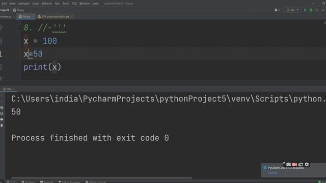 Assignment Operators in Python смотреть онлайн