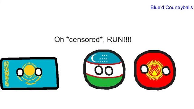 Kazakhstan is not Kyrgyzstan! (Countryballs Animation + Stick Nodes) (Kazakhstan Adventures Part 1) смотреть онлайн