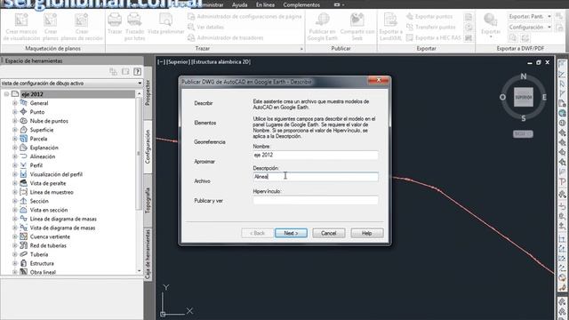 Autocad Civil 3D 2012: Imágenes de Google Earth (en colores) y sistemas de referencia locales смотреть онлайн