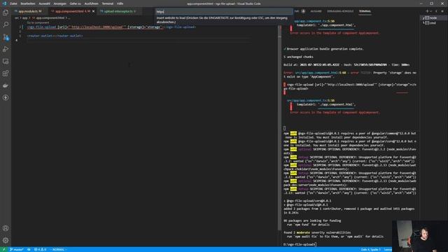 Angular File Upload with @ngx-file-upload/(core|ui) library | initialize project смотреть онлайн