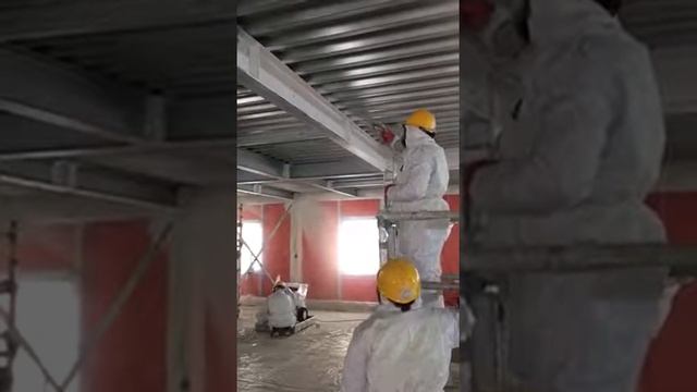 Промышленная покраска металлоконструкций противопожарной вспучивающейся краской смотреть онлайн