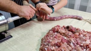 Сыровяленая колбаса из индейки