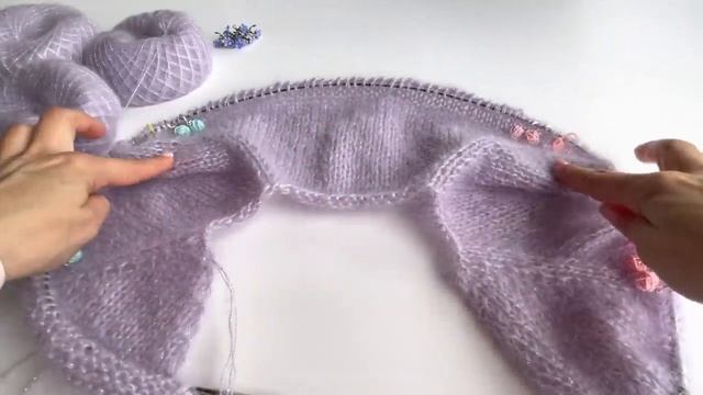 Кардиган без швов. Реглан сверху. смотреть онлайн