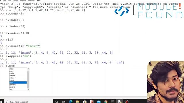 Python Foundation Lesson 3 in Tamil || List and Tuple || Module ! Found #python #beginners #tutoria смотреть онлайн