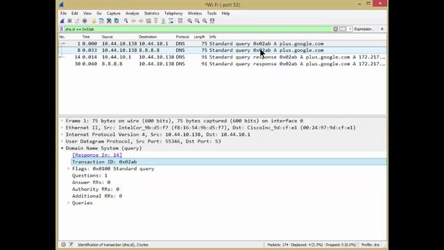 Analyzing DNS With Wireshark