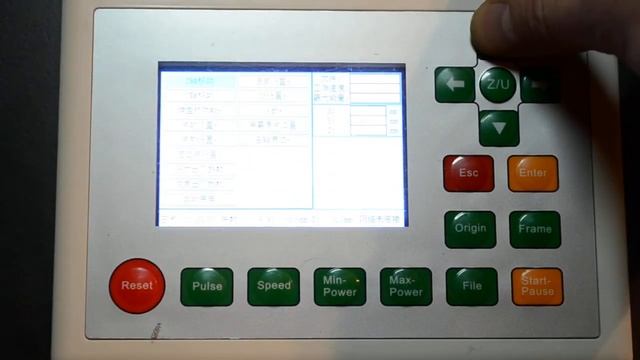 Ruida 6442 Выбор русского языка