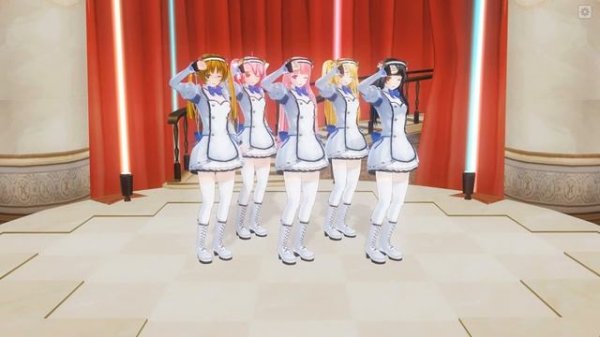 CM3D2 rhythmix to you 専属メイド white Angel 5人でダンス