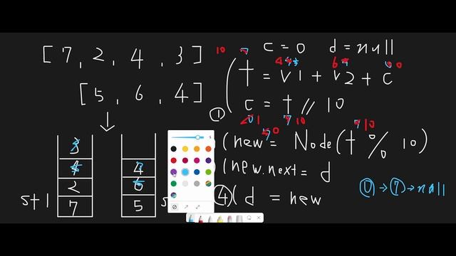 Add Two Numbers II - LeetCode #445 | Python, JavaScript, Java, C++ смотреть онлайн