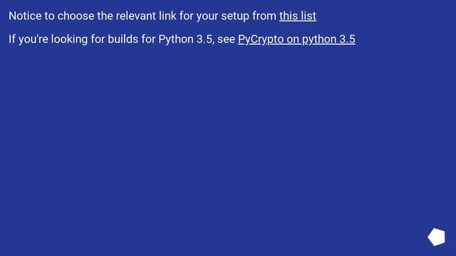 How do I install PyCrypto on Windows? смотреть онлайн