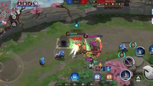 Onmyoji Arena: Kani Hime Toplane Build Gameplay смотреть онлайн