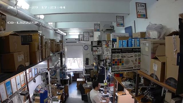 Купольная IP-камера CO-LD2225P. Офис день. смотреть онлайн