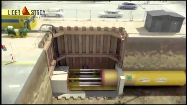 Микротоннелирование в условиях плотной городской инфраструктуры (анимация) смотреть онлайн