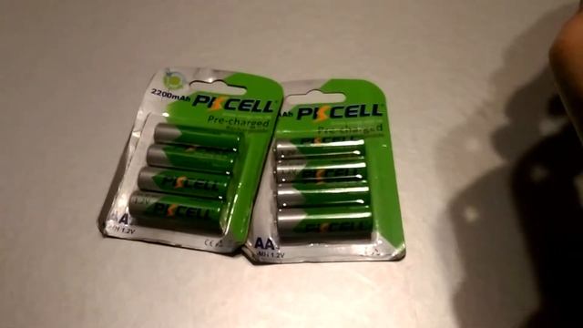 Аккумуляторы 12 шт PKCELL AA 2200 mah смотреть онлайн