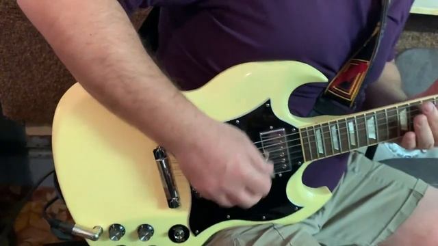 Gibson SG standard Clean improvisation смотреть онлайн