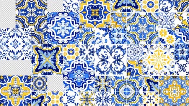 Portuguese Tiles - Digital Wallpaper смотреть онлайн