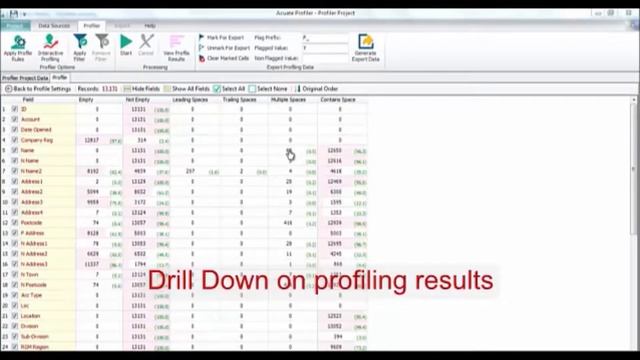 Getting Started with Data Profiling Tool смотреть онлайн