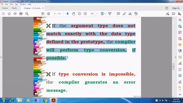 Use of Void Command, Accessing a Function, Examples for Calling Function. смотреть онлайн